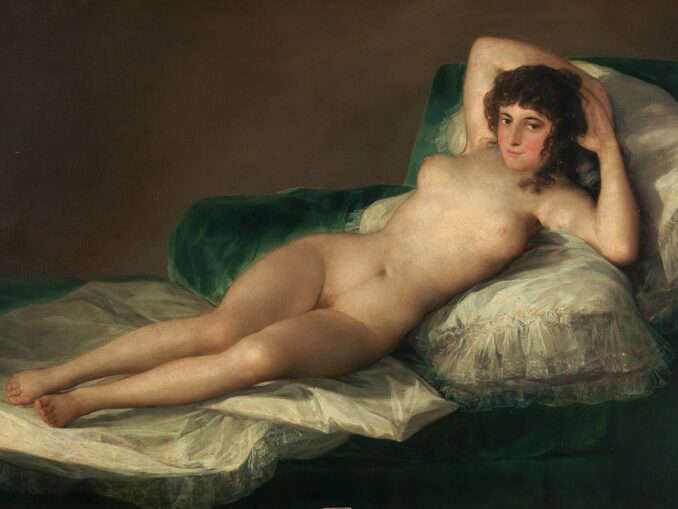 "Маха обнаженная" Франсиско Гойя выставлена в Музее Прадо в Мадриде