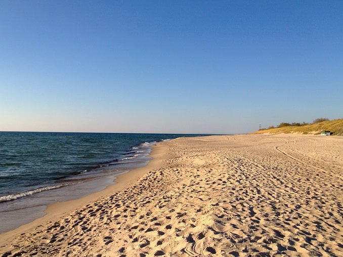 Пляж в Литве, Балтийское море