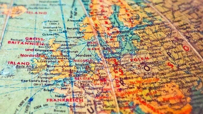 Европа на глобусе Европа на глобусе