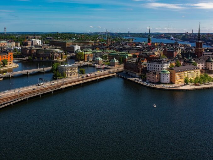 Старый город Стокгольме находится на островах