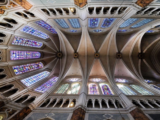 Потолок Шартрского собора