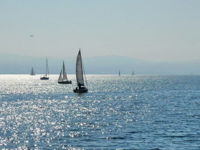 На Боденском озере можно заняться парусным спортом