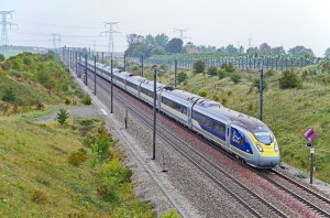Поезд Eurostar во Франции