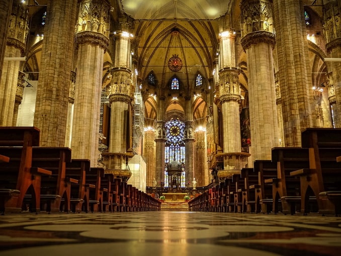 Размеры Миланского собора впечатляют