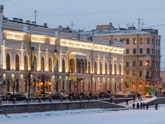 Музей Фаберже находится в Шуваловском дворце в Санкт-Петербурге
