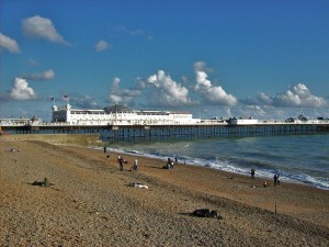 Пирс в Брайтоне, осень