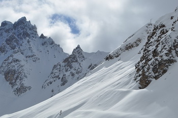 Альпы, снег