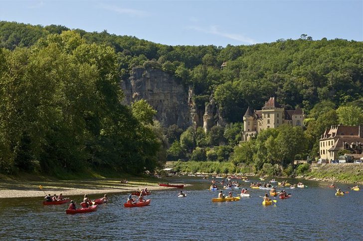 Каноэ на Дордони, фото Jebulon