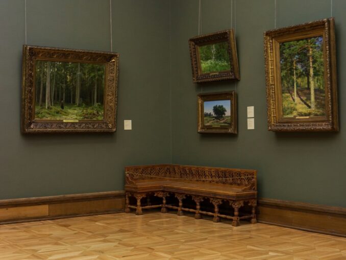 Картины Шишкина в Третьяковской галерее