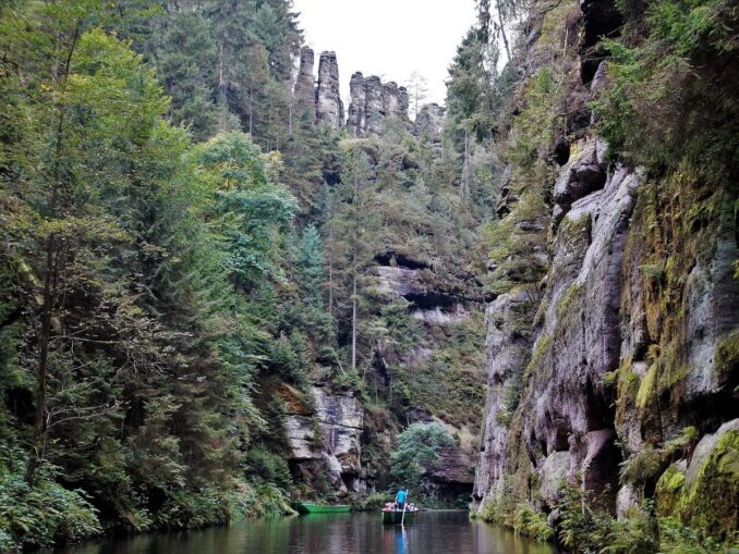 В Чешской Швейцарии нужно увидеть реку Каменице в Эдмундовом ущелье