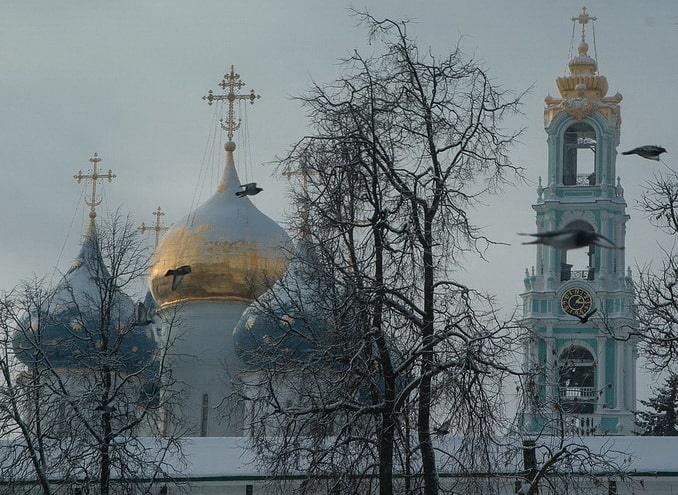 Троице-Сергиева лавра зимой