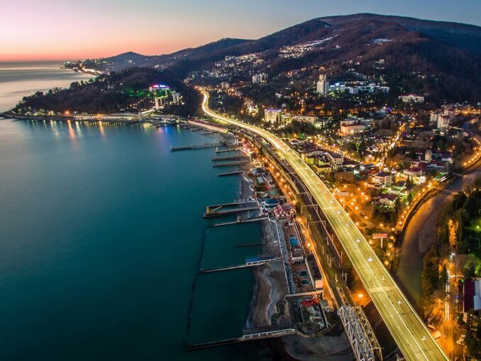 Трасса А-147 - финальный отрезок маршрута на авто из Москвы в Сочи