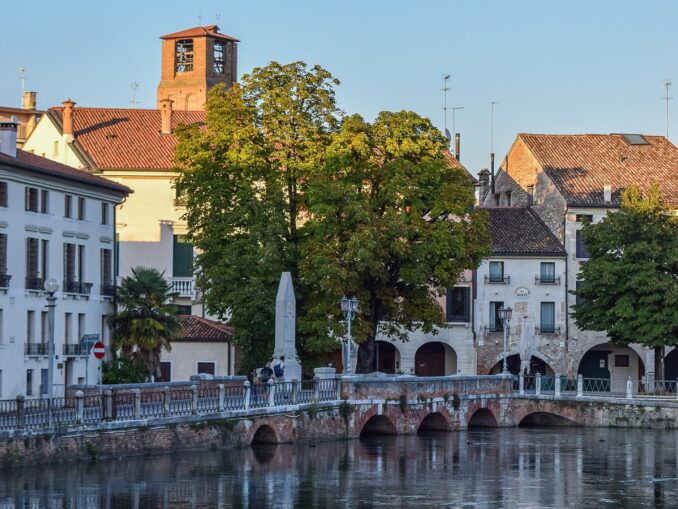 Мост Данте - Тревизо называют "Маленькой Венецией"