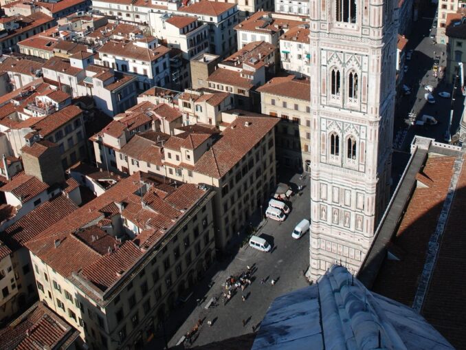Вид с купола Санта-Мария-дель-Фьоре, Флоренция