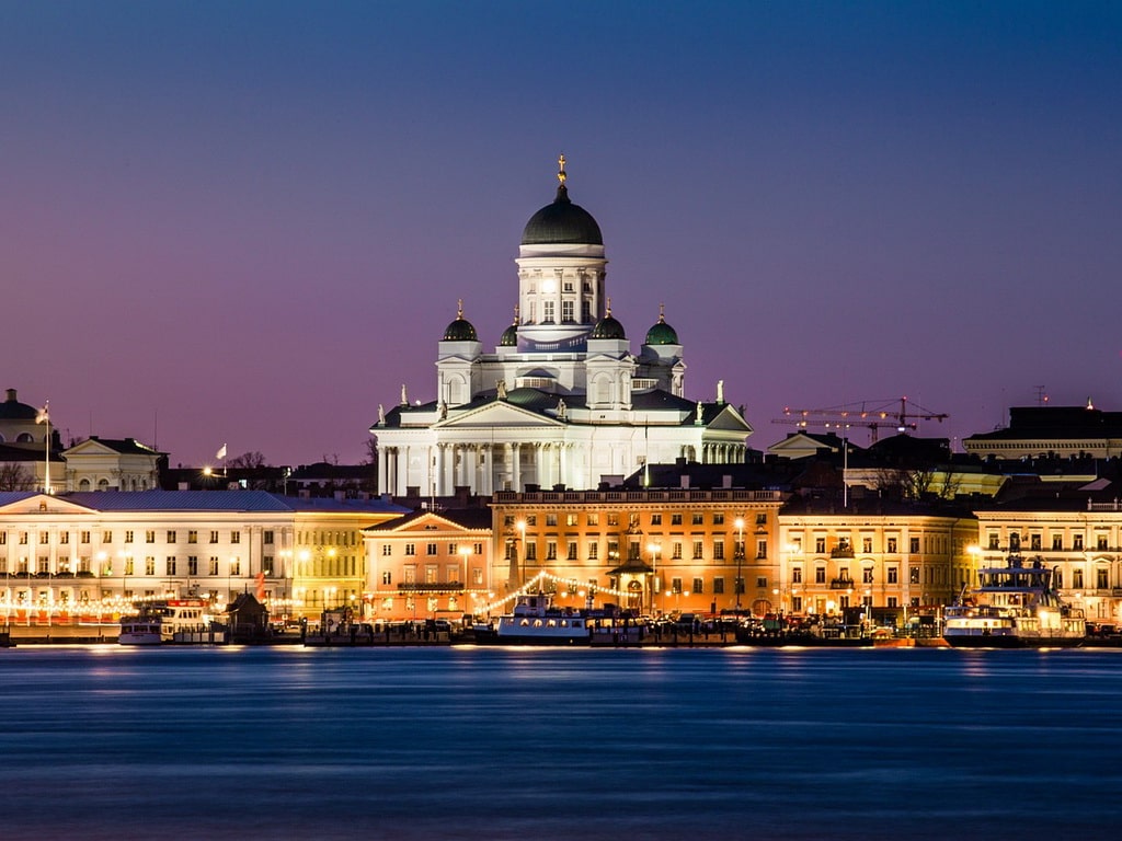 Хельсинки, вечер Хельсинки, вечер