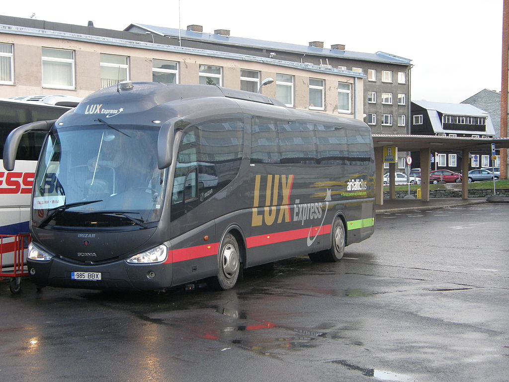 Автобус Lux Express в Таллине фото Kaarels Автобус Lux Express в Таллине фото Kaarels
