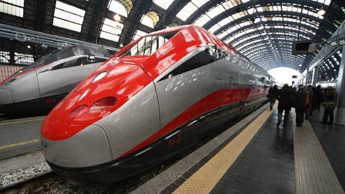 Frecciarossa, поезд Frecciarossa, поезд Милан-Флоренция