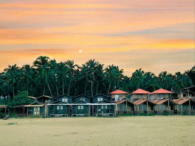 Agonda is the best beach in South Goa in January