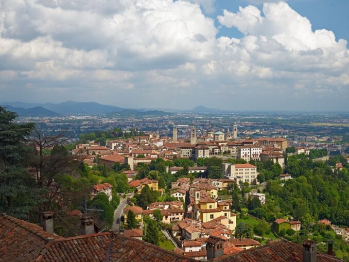 В Бергамо можно посетить Верхний город