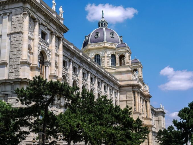 Музей истории искусств в Вене находится в Музейном квартале