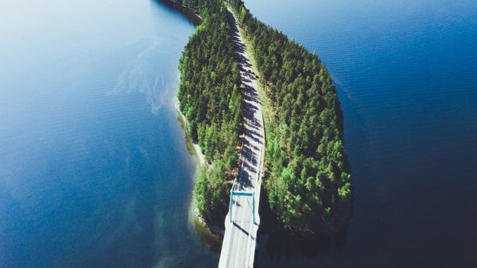 Финляндия, дорога Финляндия, дорога