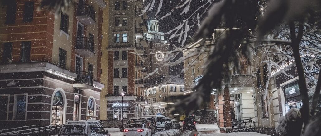 Роза Хутор, Россия, январь