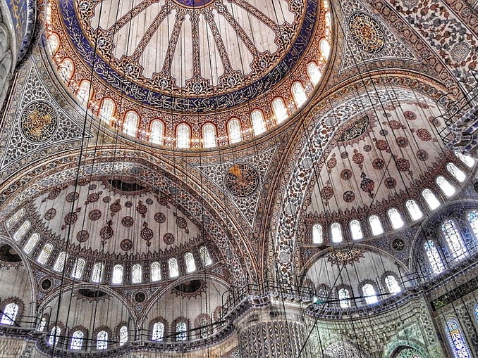 Голубая мечеть - фото внутри