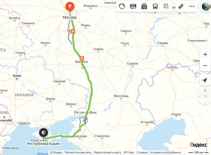 Как добраться до крыма из москвы 2024. Маршрут Москва Крым. Путь Москва Крым на машине карта. Маршрут Москва Крым на машине. Дорога от Москвы до Крыма на машине на карте.
