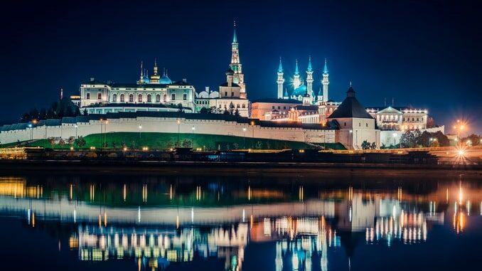 Казань, Россия В сентябре в Казани стоит теплая погода
