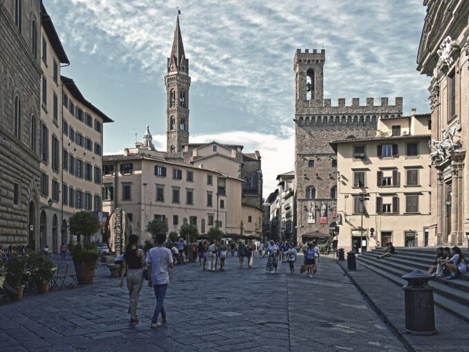 В начале сентября во Флоренции жарко и лучше гулять по утрам