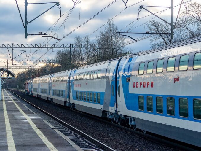 Aurora train Moscow-Sank-Petersburg-the most comfortable of high-speed trains