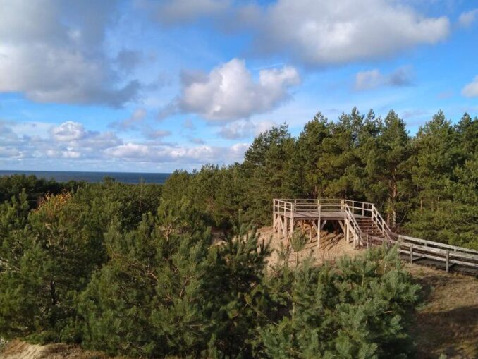 Высота Эфа на Куршской косе - прекрасная панорамная площадка