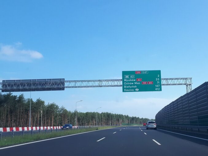 Скоростная дорога в Польше - по ней можно сократить время поездки на автомобиле в Италию