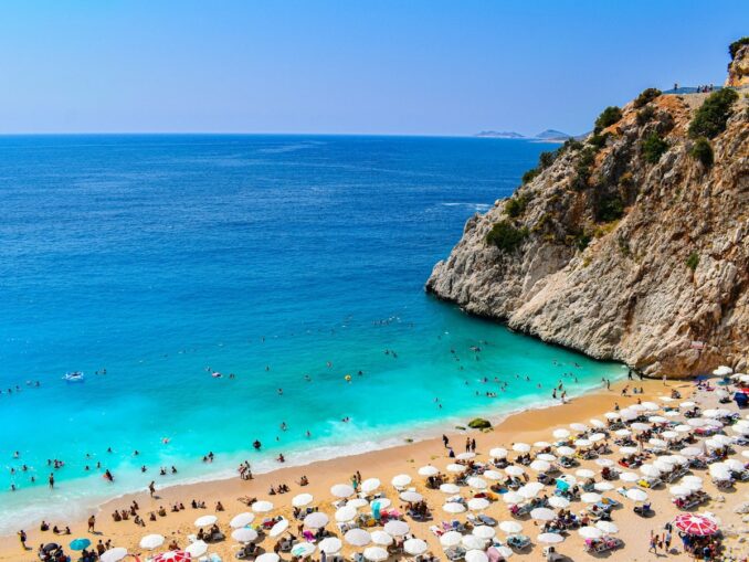 Kaputash beach- in June not crowded with vacationers
