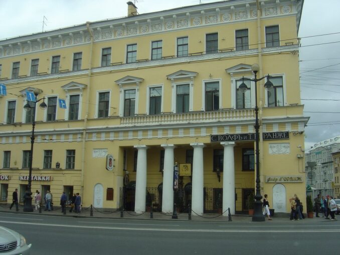 Ресторан "Литературное кафе" в Санкт-Петербурге - дорогое место