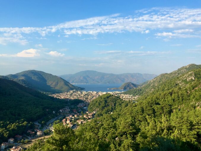 The weather in Marmaris is better than in a vigor - not so hot