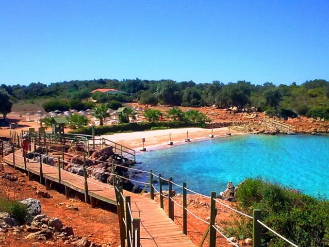 Cleopatra beach on the island of Sedir near Marmaris