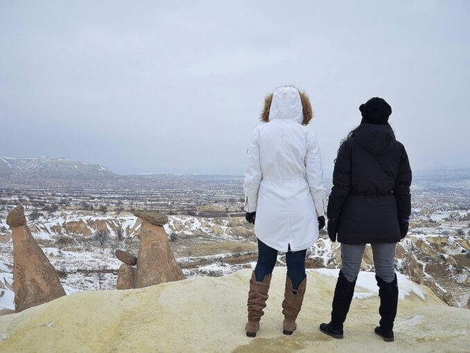 Каппадокия в январе, пейзаж