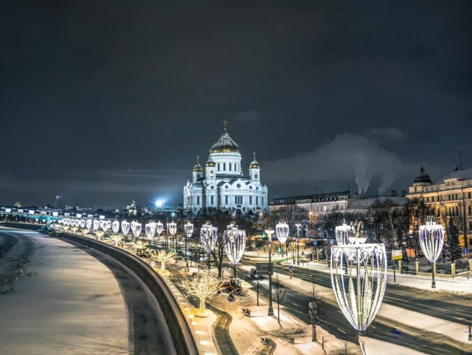 В Москве в январе стоит холодная и снежная погода