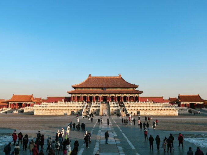 Температура воздуха в Пекине в декабре падает ниже 0 градусов