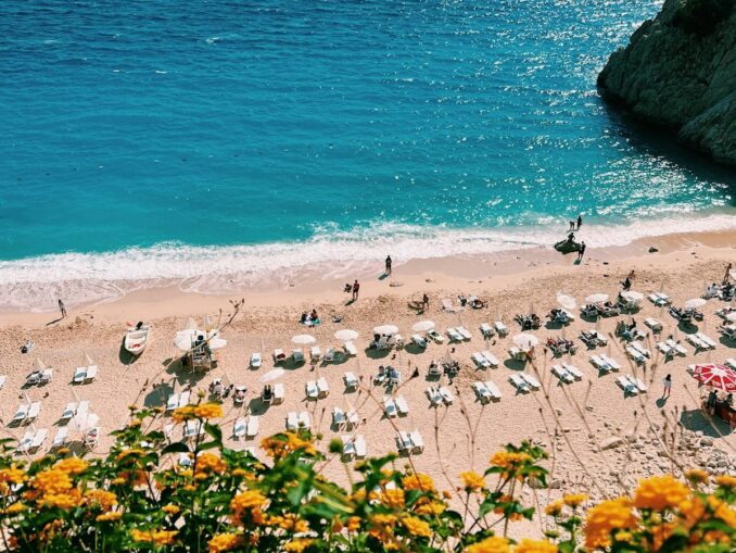 Beach - in Antalya in May you can swim