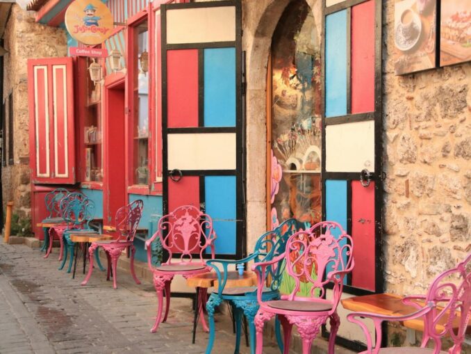 The old city of Antalya in May is beautiful and cheerful