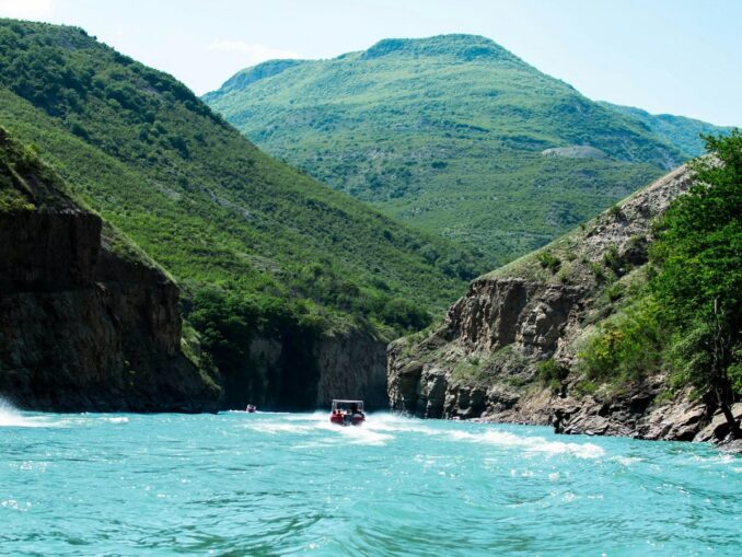 Sulak canyon in Dagestan in the summer