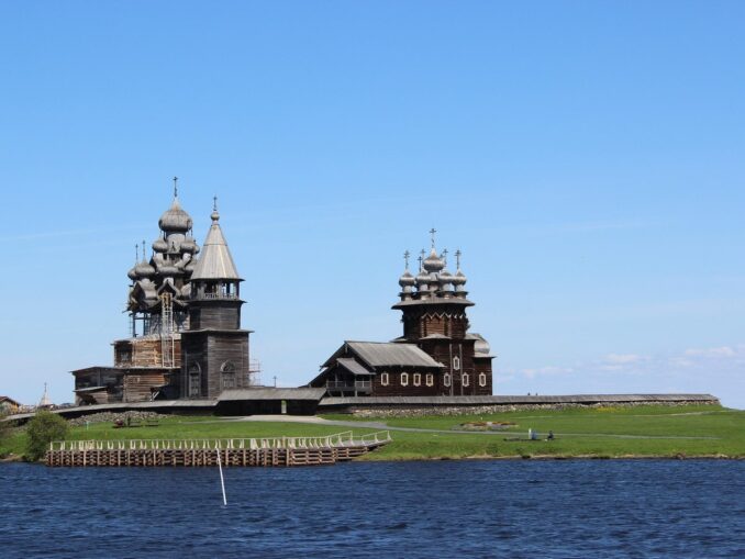 Kizhi Island on Lake Onega in May