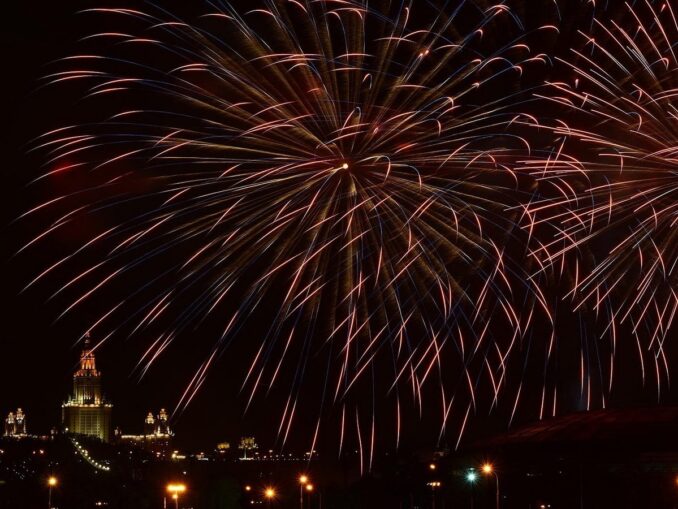 May 9 Salyut in Moscow for Victory Day