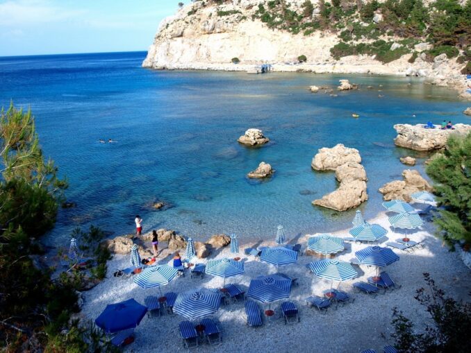 Already in early June, you can swim in Rhodes