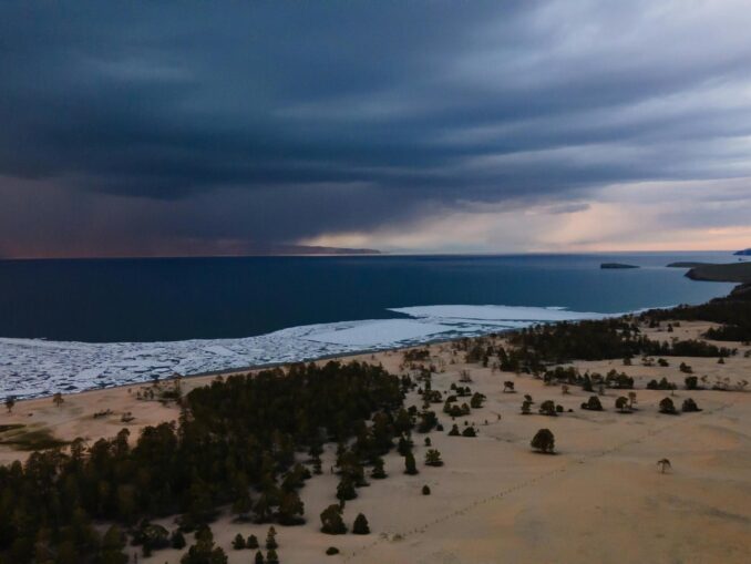 The weather in Baikal in May is harsh, and the air temperature barely reaches +10-12 degrees