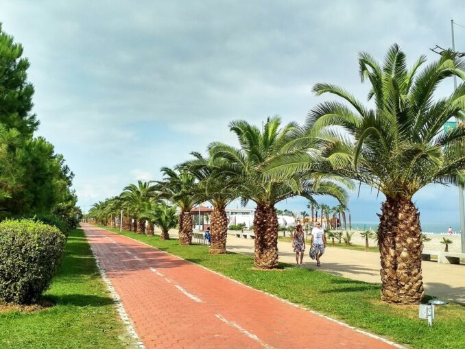 It’s good to relax at sea in Batumi in June - it's not very hot yet