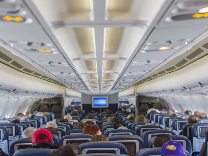 Aircraft interior - flight to Cuba from Moscow takes at least 13 hours