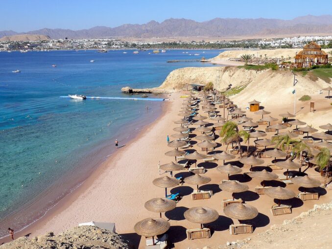In early May, you can swim in Egypt